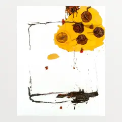 Bernardo Pacquing, Tomato #4, assemblage on canvas