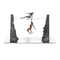 Daniel dela Cruz, When Deeds Speak, brass, stainless steel, copper, and nickel