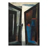 Window by Ang Kiukok, oil on wood, sold Dec 2025