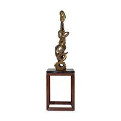 Whirlwind by Eduardo Castrillo, brass, sold Dec 2025