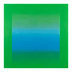 Lee Aguinaldo, Green Circulation No. 22, acrylic (aqua-tec)