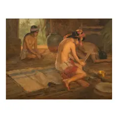Fernando Amorsolo, The Offering, oil on canvas