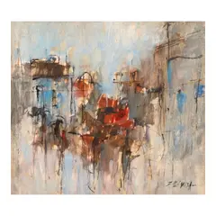 Untitled by Oscar Zalameda, watercolor on paper, sold Dec 2025