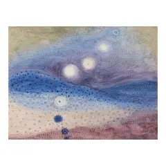 Sans Titre (Série Cosmos) by Nena Saguil, watercolor on paper, sold Dec 2025
