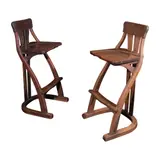 Benji Reyes, A Pair of Bar Stools, kamagong and balayong