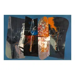 Romulo Olazo, Untitled # 208, acrylic on canvas