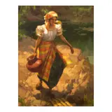 Fernando Amorsolo, Water Carrier, oil on canvas