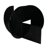 Arturo Luz, Black Form, painted steel