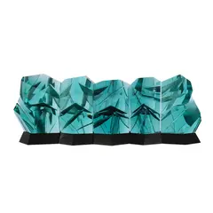 Garden of Eden by Ramon Orlina, carved asahi glass, sold Sep 2025