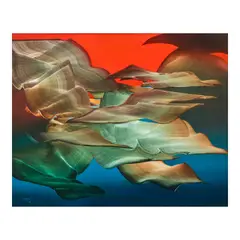 Justin Nuyda, Search Mindscape, oil on canvas