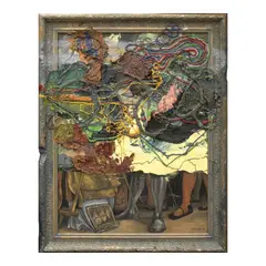 Noise against the Flash by Jigger Cruz, oil on canvas, sold Sep 2025