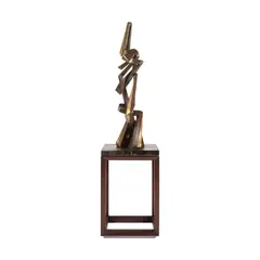 Imperial IV by Eduardo Castrillo, brass, sold Sep 2025