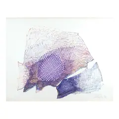 José T. Joya, Abstract Drawing, New York City, pen and ink on paper