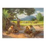 Fernando Amorsolo, Under the Mango Tree, oil on canvas