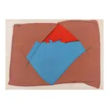 Roberto Chabet, Untitled (Pillow Series), acrylic and lead on paper