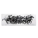 Ferdie Montemayor, Black Horse, acrylic on canvas