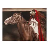 Jayson Cortez, Red Rider, oil on canvas
