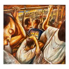 Emmanuel Garibay, Paraiso, oil on canvas