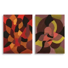Hernando R. Ocampo, a.) Untitledb.) Untitled, oil on wood``