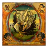 Manuel Ocampo, Once Again First in the World, oil on linen