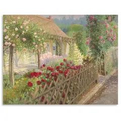 Giverny by Romulo Galicano, oil on canvas, sold Jun 2025