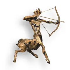 Solomon Saprid, "Sagittarius", one of series, brass