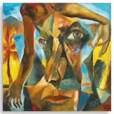 Emmanuel Garibay, Tagamasid, oil on canvas