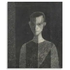 Self-Portrait by Arturo Luz, oil on canvas, sold Jun 2025