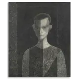 Arturo Luz, Self-Portrait, oil on canvas