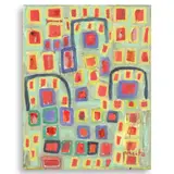 Pacita Abad, Pictures of You, oil on canvas