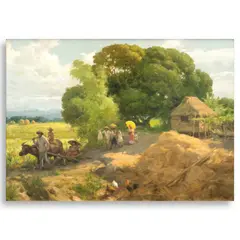 Fernando Amorsolo, Sunday Morning Going to Town, oil on canvas