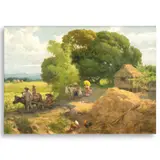 Fernando Amorsolo, Sunday Morning Going to Town, oil on canvas