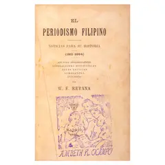 Wenceslao E. Retana, El periodismo en Filipinas: noticias para su
historia (1811-1894
)
[Journalism in the Philippines: information for its
history (1811-1894)]