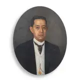Philippine School, 19th Century, Portrait of Silvestre Ubaldo, oil on canvas