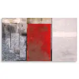 Augusto Albor, Division C, mixed media on canvas