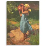 Fernando Amorsolo, Water Carrier, oil on canvas