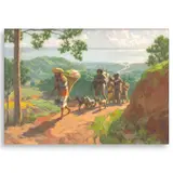 Fernando Amorsolo, Igorots with Dogs, oil on canvas