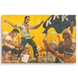 Hugo Yonzon jr., The Cry of Pugad Lawin, oil on canvas