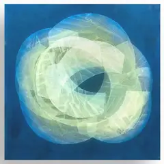 Diaphanous #904 by Romulo Olazo, oil on canvas, sold Jun 2025