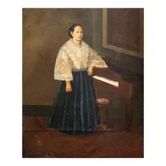 J. Ocampo, A 19th Century Portrait, oil on canvas