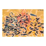 Elena Roces Guerrero, Untitled, oil on paper
