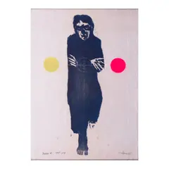 Rod Paras-Perez, Dolorosa III, woodcut A/P
