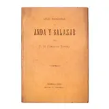 Trinidad H. Pardo de Tavera, Una Memoria de Anda y Salazar, Imprenta la Democracia, Manila 1899