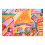 Teofilo Mendoza, Wand 4, watercolor on paper