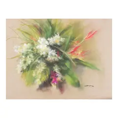 Agustin Goy, Still Life, pastel on paper