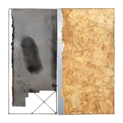 Augusto Albor, Restructure 7/90, mixed media and stainless