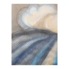 Crepuscule de Dieu (The Twilight of God) by Nena Saguil, watercolor on paper, sold Feb 2025