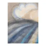 Nena Saguil, Crepuscule de Dieu (The Twilight of God), watercolor on paper