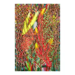 Raffy Napay, Untitled, thread, textile, beads and acrylic on canvas