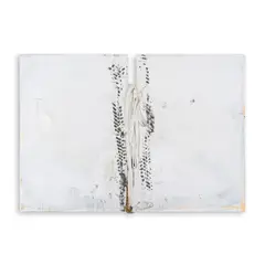 Bernardo Pacquing, Slit and Thrust #5, assemblage and house paint on canvas